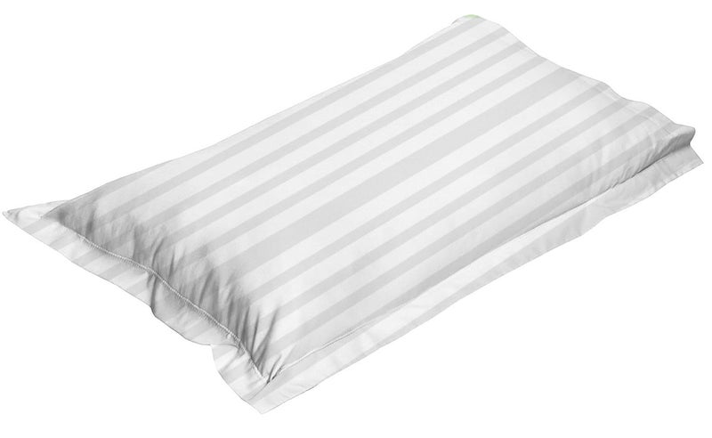 STARNSTYLE 220 Cotton Feel Glace Cotton 1 Single Bedsheet with 1 Pillow Cover (90X60 Inch) White - Image 3