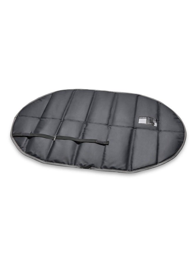 RUFFWEAR Ruffwear, Highlands Dog Pad, Portable Dog Bed for Outdoor Use, Cloudburst Gray, Large  - Image 3