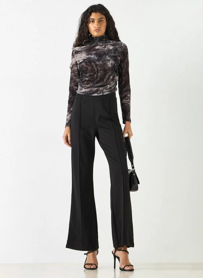 2Xtremz 2Xtremz Flared Leggings with Pintuck Detail and Elasticated Waistband