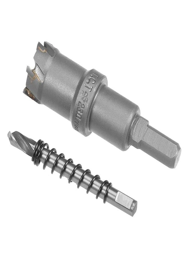 UPTODATETOOLS قاطع ثقوب من الكربيد بقطر 25 مم من UPTODATETOOLS، مناشير ثقوب TCT، قاطع ثقوب برأس من كربيد التنجستن لصفائح الفولاذ المقاوم للصدأ بسمك 5 مم، والصفائح المعدنية، والألومنيوم - Image 3