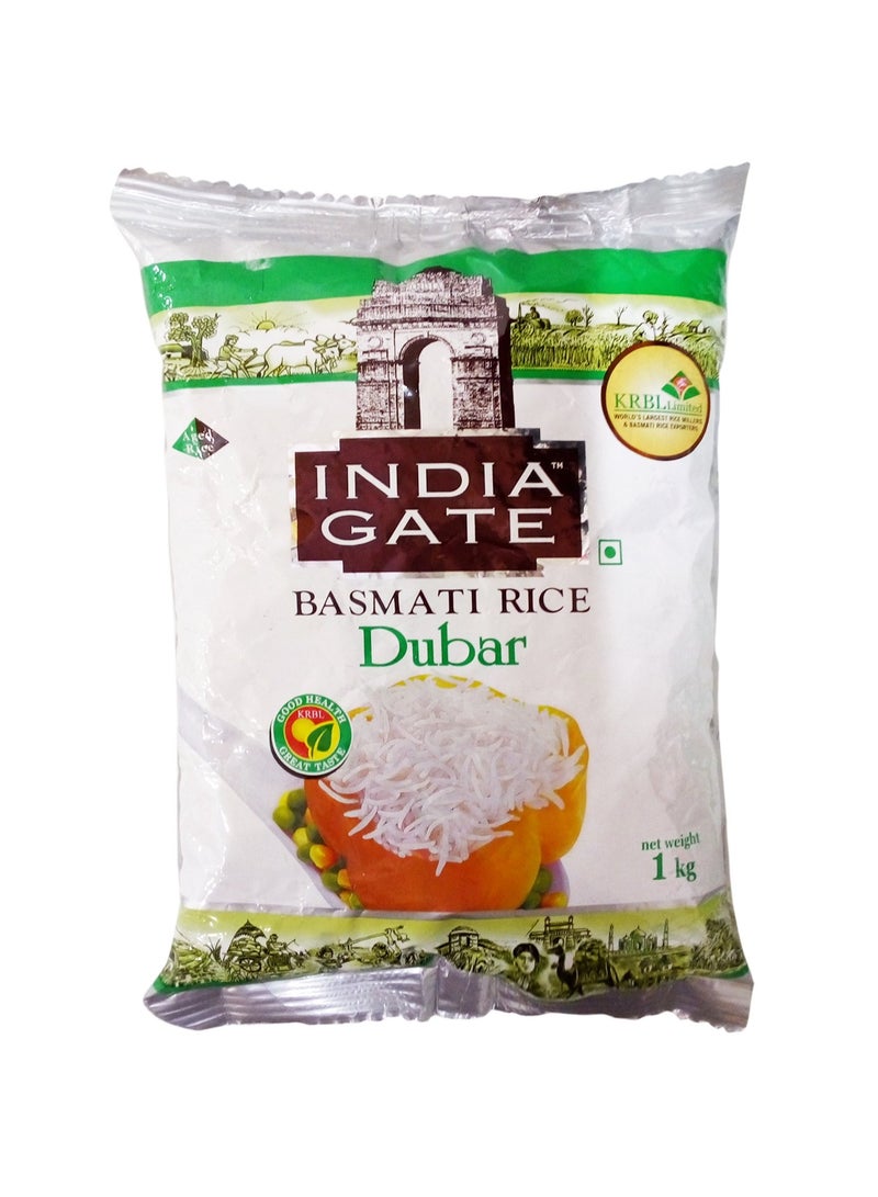 India Gate Basmati Rice - Dubar, 1kg Pack - Image 1