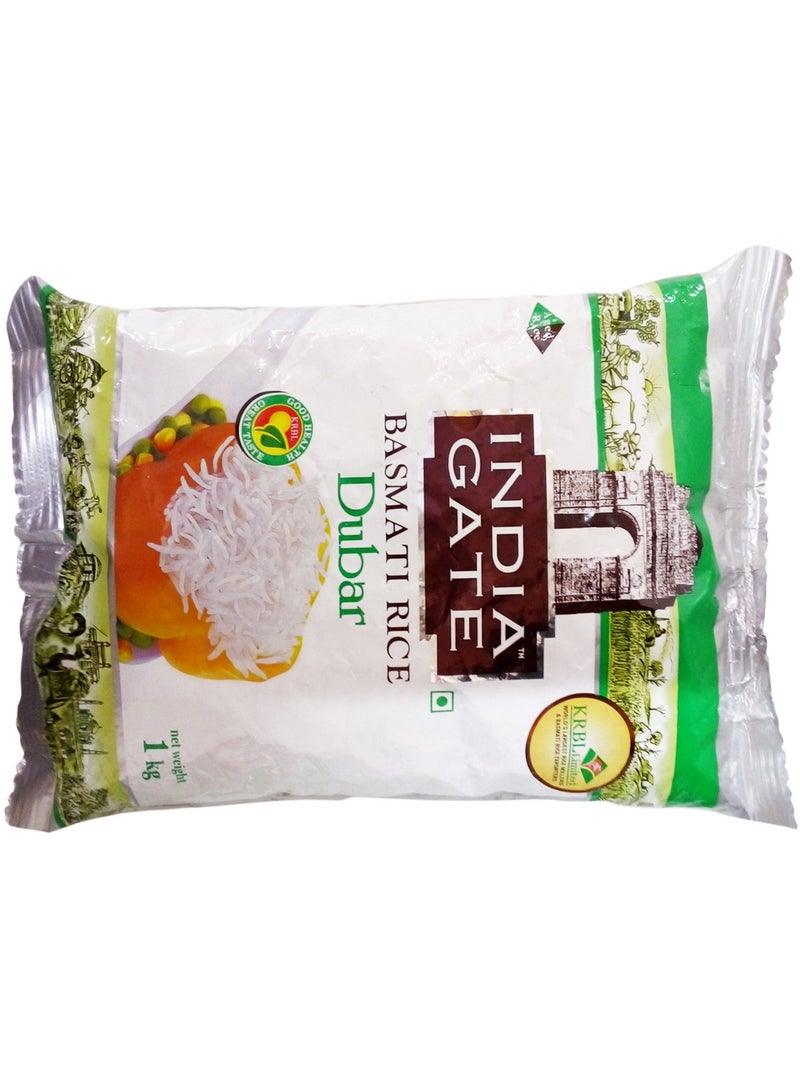 India Gate Basmati Rice - Dubar, 1kg Pack - Image 2
