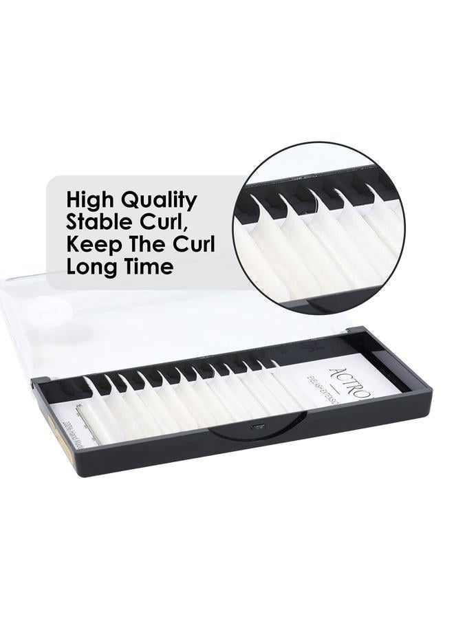 ACTROL Colored Eyelash Extensions Easy Fan 9-16mm Mixed White C Curl Easy Fanning 0.07mm Self Premade Volume Lash - Image 3