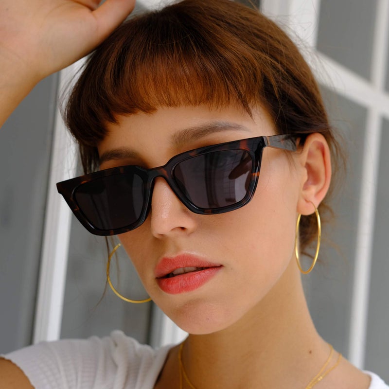 Lemon Grass Thin Gold Hoops 40mm Medium Size | 1.2mm Sterling Silver Simple Large Hoop Earrings | Minimalist Skinny Threader Gold Hoop Multiple Sizes - Image 5