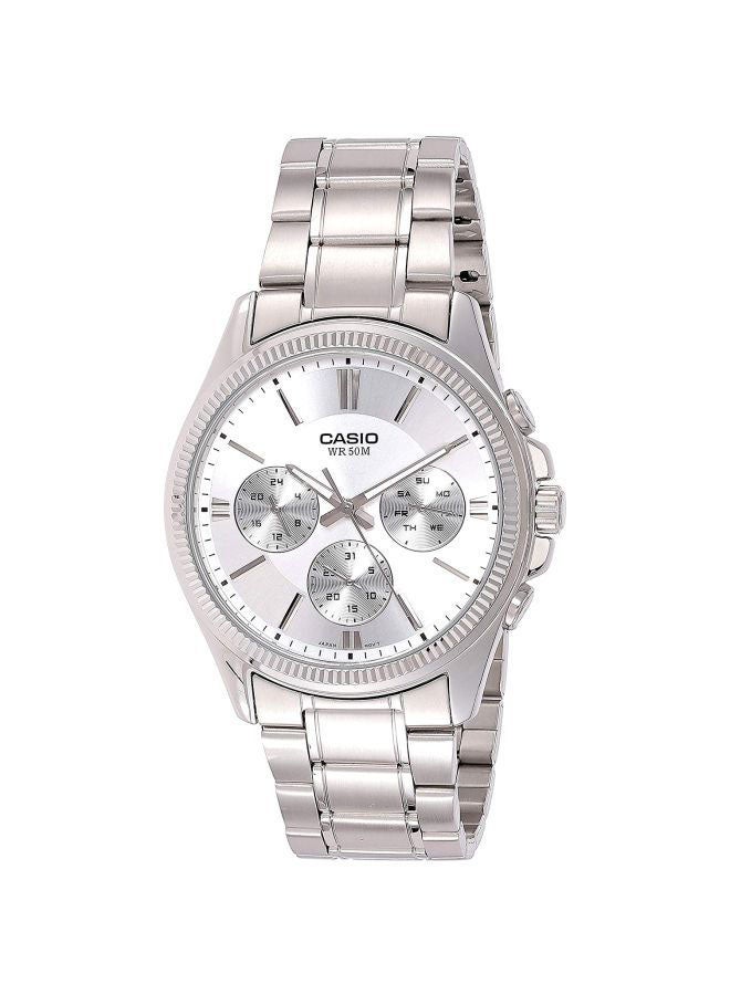 CASIO Men Enticer Stainless Steel Chronograph Wrist Watch MTP-1375D-7AVDF - Image 1