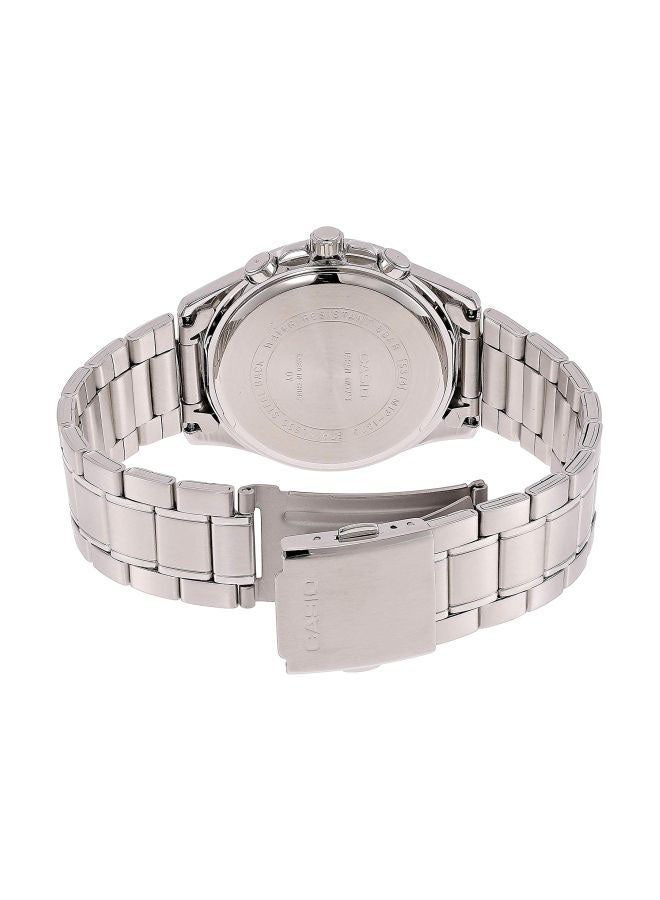 CASIO Men Enticer Stainless Steel Chronograph Wrist Watch MTP-1375D-7AVDF - Image 2