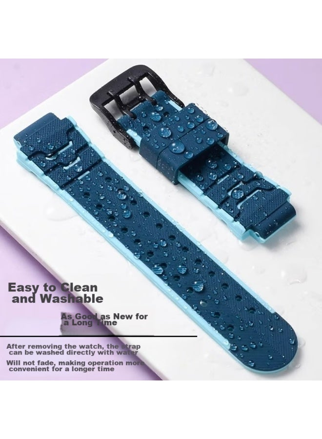 Ten Flashes Shan Xiaotiancai Watch Strap Z8a/z8/z5a/z5pro/q2a/z7s//z7/z6/z5/z3/y05/z1/q1a Children's Smarch Accessory, Mountain Lake Blue - Image 2