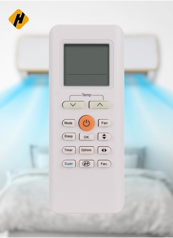 هوها - جديد RG70A/BGEF استبدال التحكم عن بُعد متوافق مع مكيف الهواء Midea AC RG70E/BGEF RG70C RG70E1/BGEF - Image 1