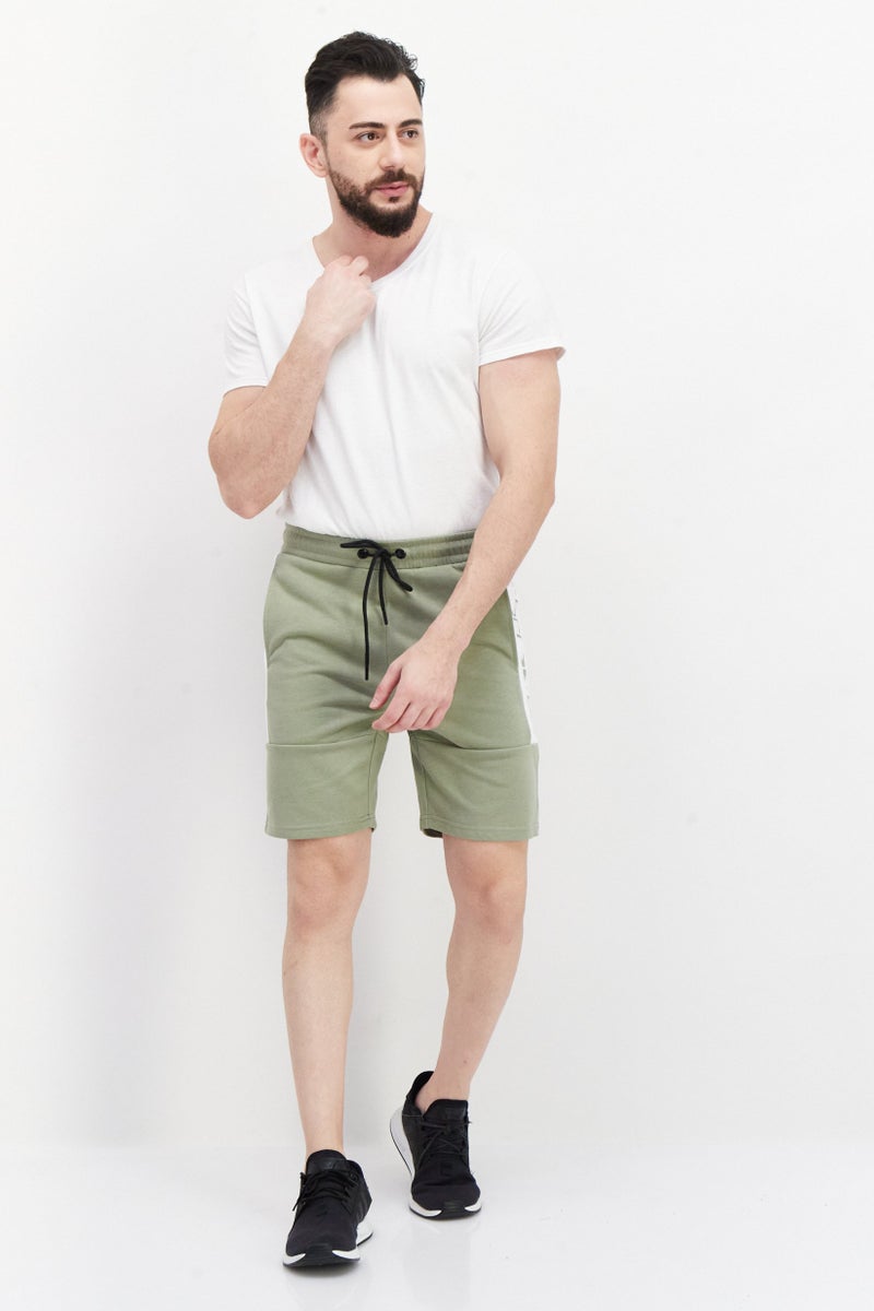 RBX Men Sportswear Fit Outdoor Shorts, Olive - Image 4