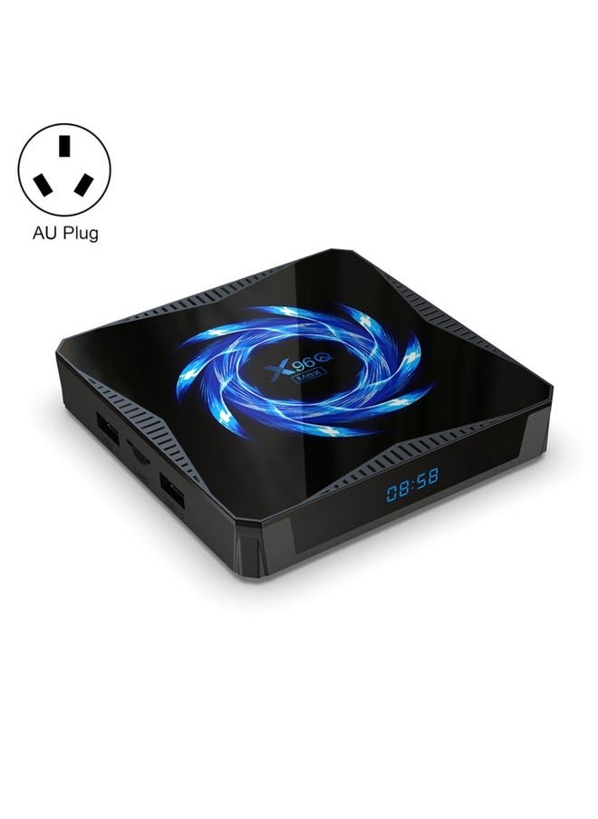TANIX X96Q Max 4K Smart TV BOX Android 10 Media Player with Remote Control, Quad Core Allwinner H616, RAM: 4GB, ROM: 64GB, 2.4GHz/5GHz WiFi, AU Plug