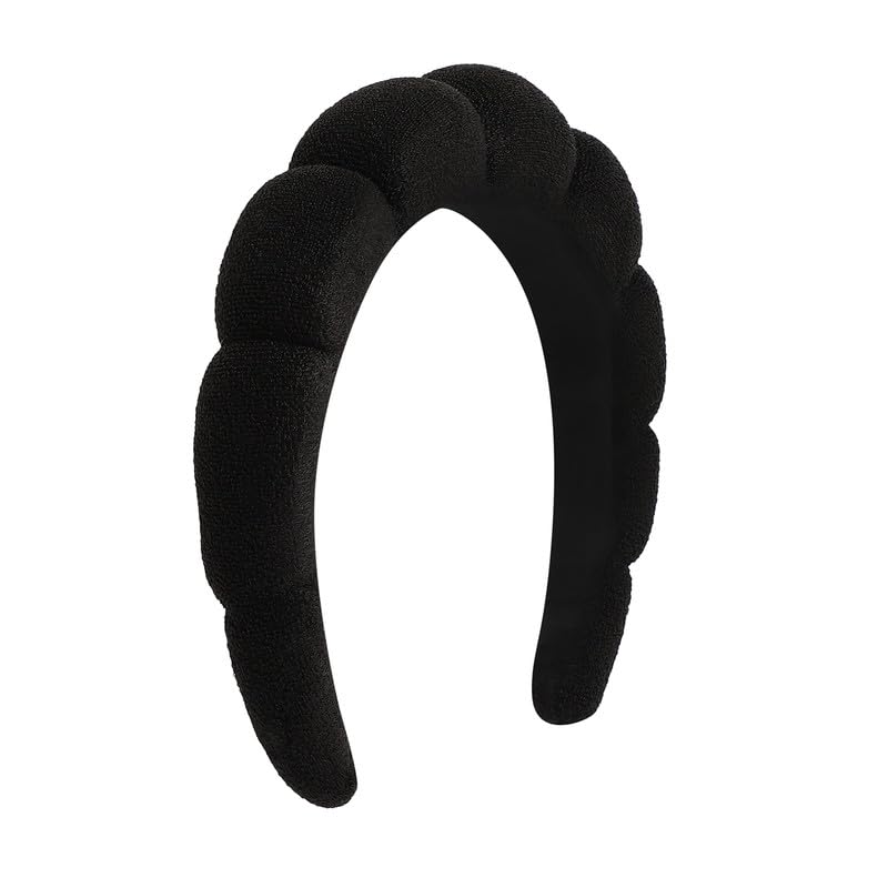 SOHI Women's The Ballet Hairband For Casual Wear | Midnight Black Colour | Polyester Material | Slip On Closure | Anti-Slip Hairband | Fashion Headband For Women & Girls - Image 5