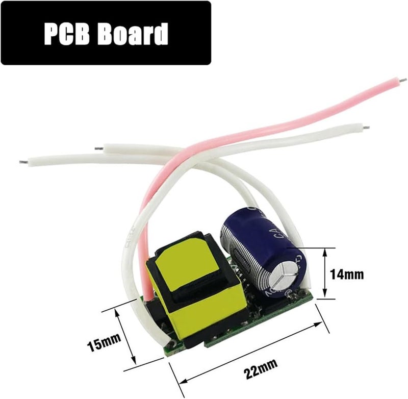 LED Driver 600mA Constant Current Waterproof Power Supply PCB Board 2 7V - Image 3