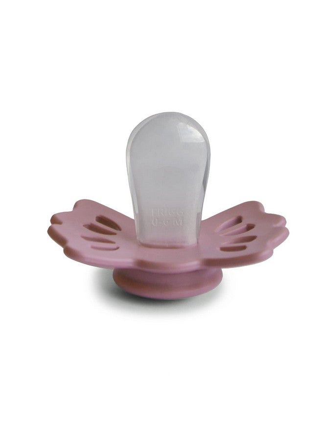 FRIGG حلمة الرضيع السيليكون الناعمة المتناظرة المحظوظة ؛ مصنوعة في الدنمارك ؛ خالية من BPA (أرز / وردي 06 أشهر) - Image 3