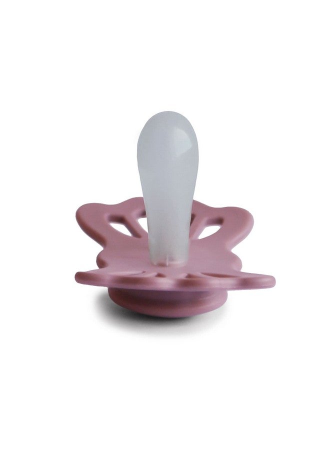 FRIGG حلمة الرضيع السيليكون الناعمة المتناظرة المحظوظة ؛ مصنوعة في الدنمارك ؛ خالية من BPA (أرز / وردي 06 أشهر) - Image 4