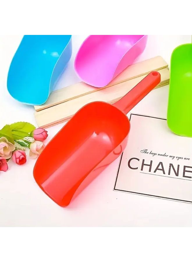 3 Pcs Random Color Multipurpose Kitchen Scoop for Rice Popcorn Flour Easy Clean - Image 1