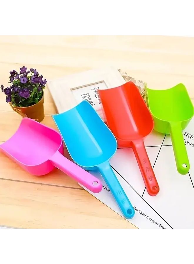 3 Pcs Random Color Multipurpose Kitchen Scoop for Rice Popcorn Flour Easy Clean - Image 4