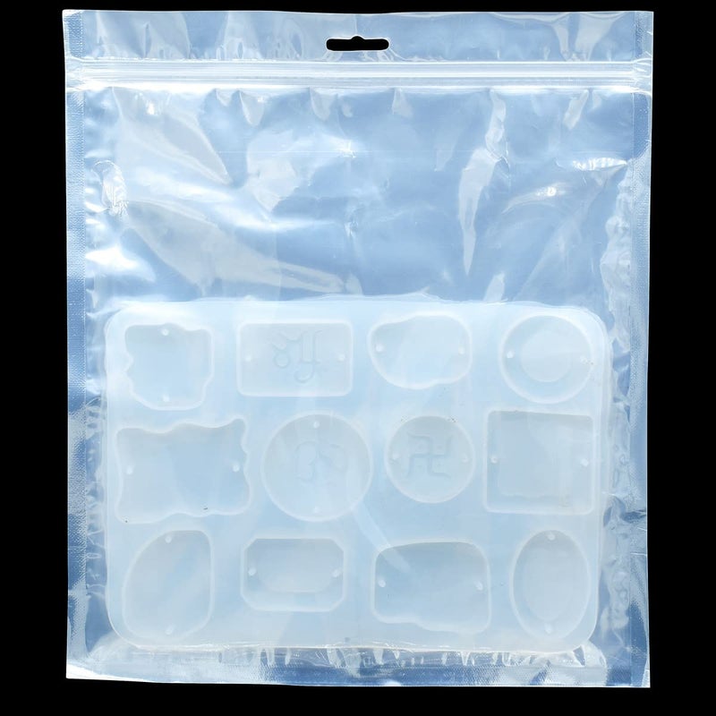 Eoast Rakhi Mould Resin Art Silicone Casting Mould Epoxy Mold Silicon DIY Rakhi Bracelet Jewellery Design. (12 CAVTY Flower Design) - Image 4
