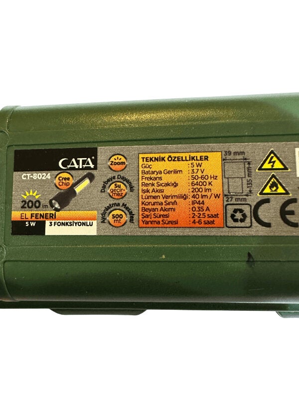 CATA CT-8024 5W Three-Function Flashlight  - Image 3
