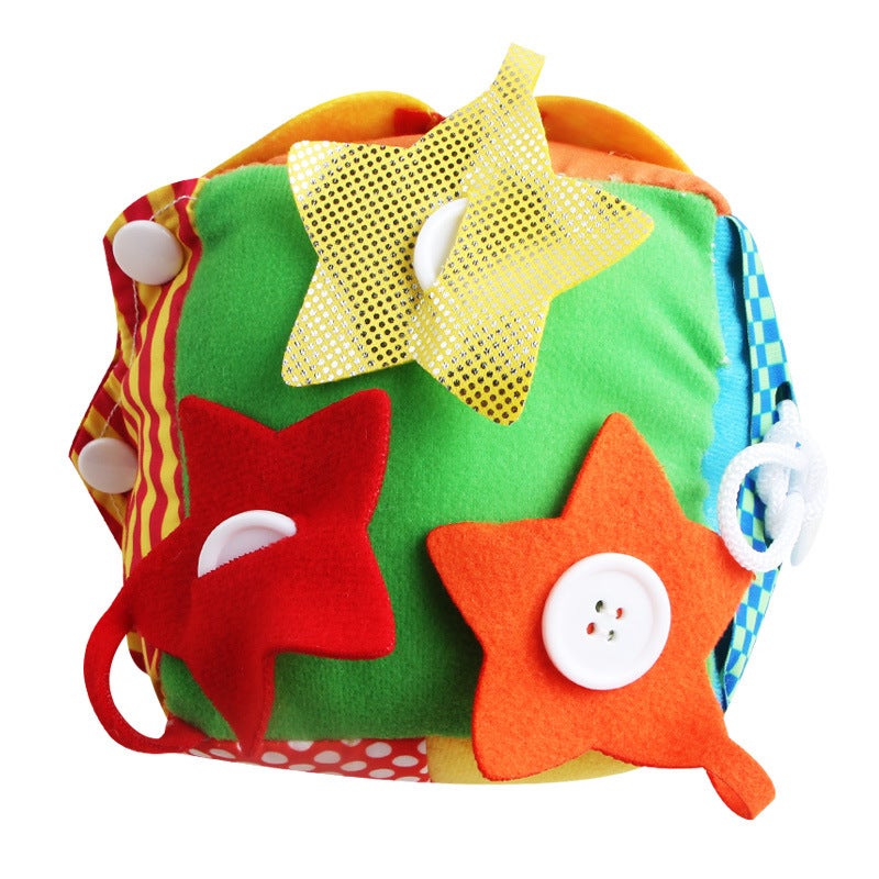 AIPINQI New Children's Educational Building Blocks Baby Cloth Toy - Learning to Dress Dice - Image 5