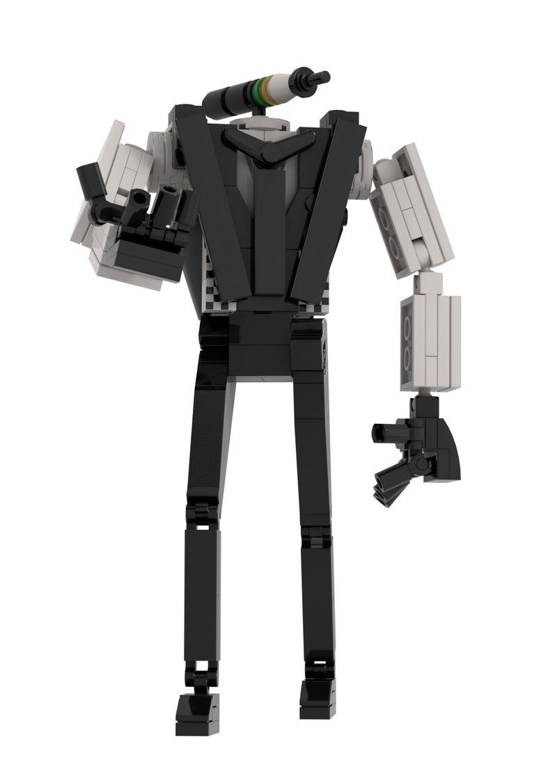 General Skibidi Toilet Man Toy Building Blocks 153 Pcs Ink Man Toy Ideas Toys Battle Horror Game Model Ideas Toys Gifts For Adult And Kids  - Image 5