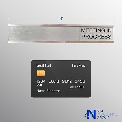 NapTags Alarm On/Off Slider Nameplate and Sign (Red/Green, 6 x 1) - Image 3