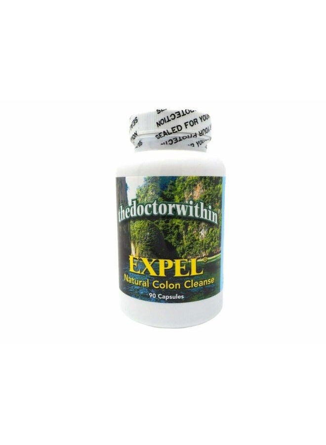 Generic EXPEL - Herbal Digestive Support & Colon Cleanse Supplement | Natural Detox Formula | Supports Regularity & Gut Health | 90 Capsules  - Image 1