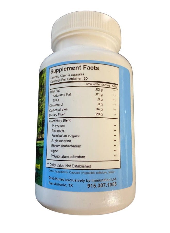 Generic EXPEL - Herbal Digestive Support & Colon Cleanse Supplement | Natural Detox Formula | Supports Regularity & Gut Health | 90 Capsules  - Image 2