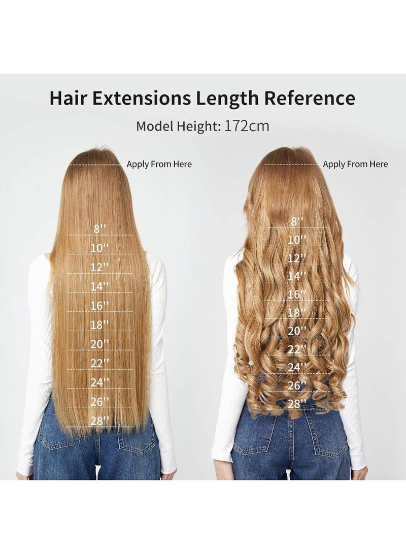 KHAJUL 1PCS 50cm Women's Black Wave Wigs, Natural Wave Heat-Resistant Hairstyle Wigs, Suitable for Daily Party Role Play (Jet Black) - Image 4