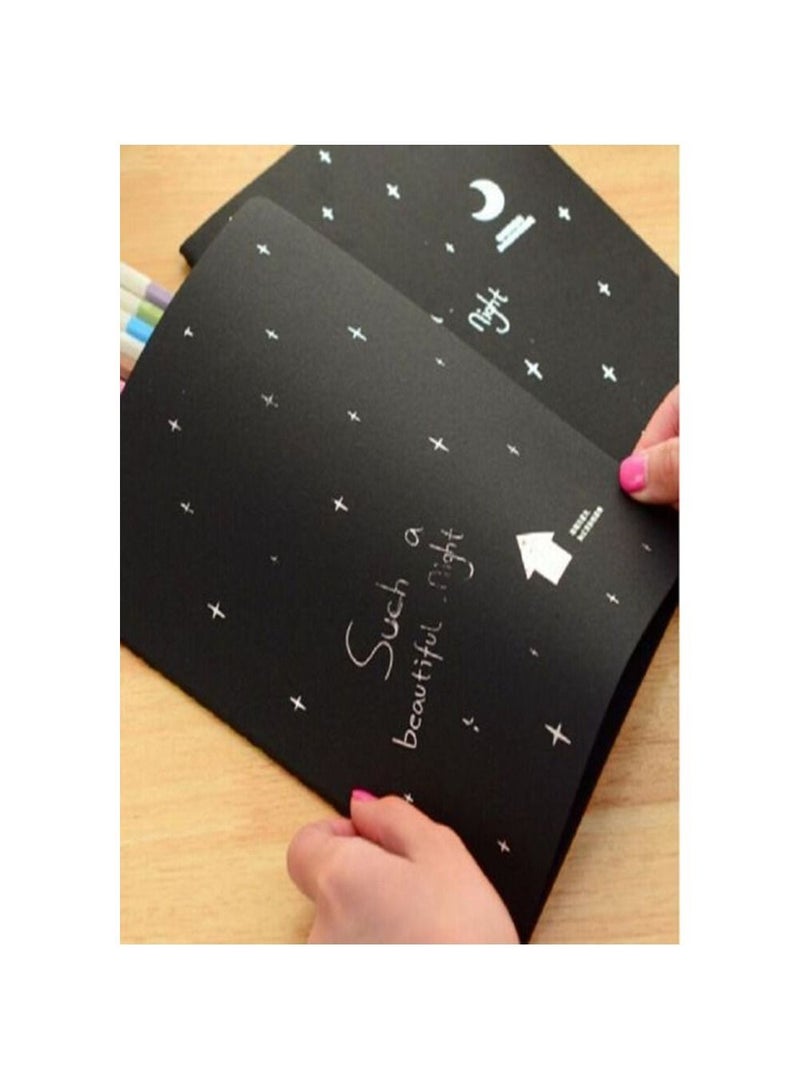 اسكتش رسم - مقاس (صغير - متوسط - كبير) - ورق أسود - Image 2