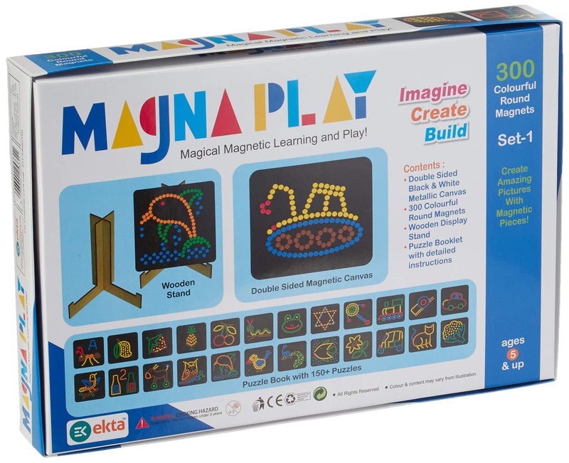 EKTA Plastic Magnetic Magna Play Set, Multicolour, 5+ Years,for-Kid - Image 2