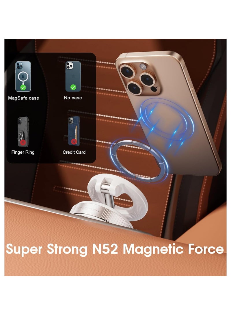 Strong Magnetic Car Phone Holder for MagSafe Ultra Vacuum Suction Cup Phone Mount 360° Cell Phone Holders for Your Car Accessories for iPhone 16 15 14 13 12 Android  - Image 5