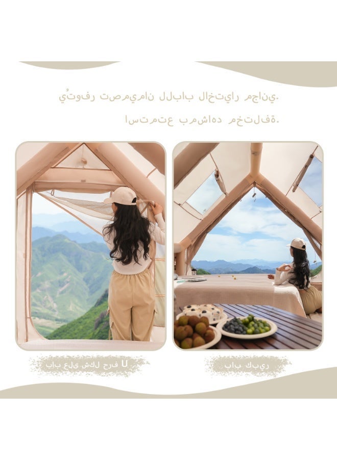 Pakicetus Super Large12㎡ Easy Set Inflatable Camping Tent, Four Seasons Universal, Safe Haven - Image 3