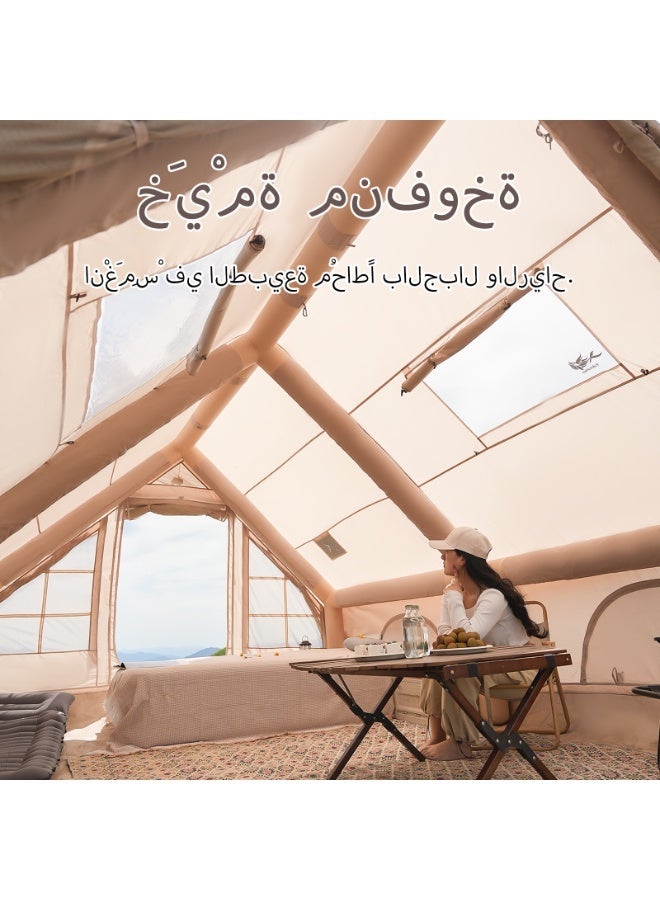 باكي الحوت من السهل تعيين خيمة التخييم قابل للنفخ ، أربعة مواسم عالمية ، ملاذ آمن - Image 4