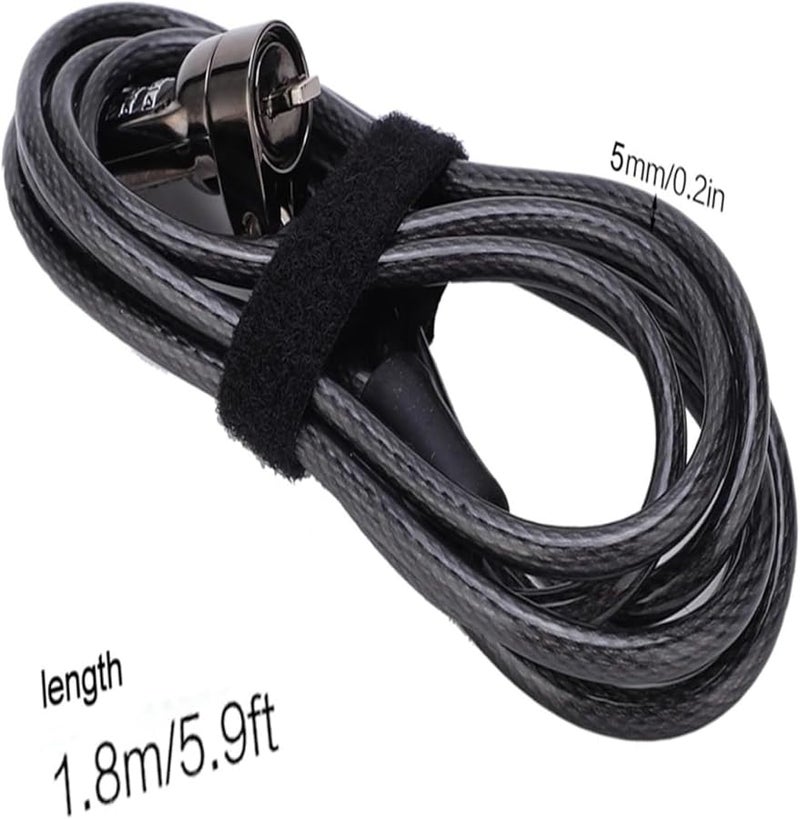 Combination Laptop Security Lock Adjustable Anti Theft Strap for Notebook Desktop Projector - Image 3