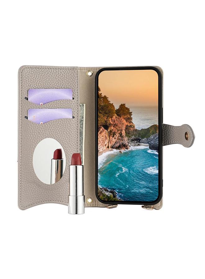 S-TOP Case For Realme 14 Pro+ Crossbody Chain Fishtail Litchi Leather Phone Case - Image 3