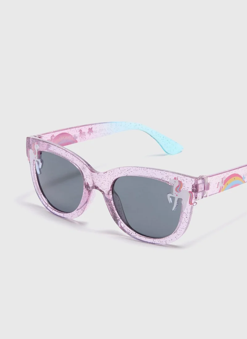Matalan Kids Lilac Unicorn Sunglasses