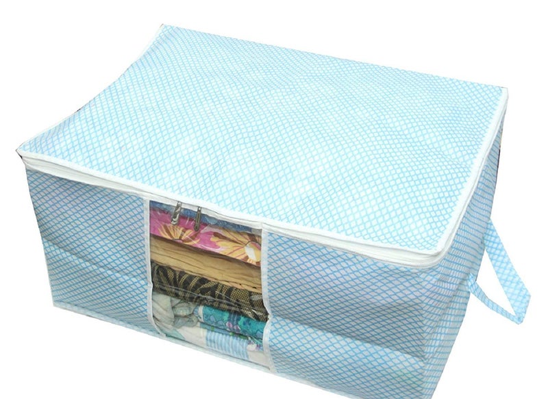 Kuber Industries Non Woven Underbed Storage Organiser Blue - Image 2