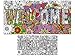 Tevxj Giant Mandala Coloring Posters 50 x 25 Jumbo Welcome Mandala Coloring Posters for Kids Teens Adults Large Mandala Coloring Tablecloth Huge Art Craft Activity for Home Classroom Party Supplies Favor - Image 3