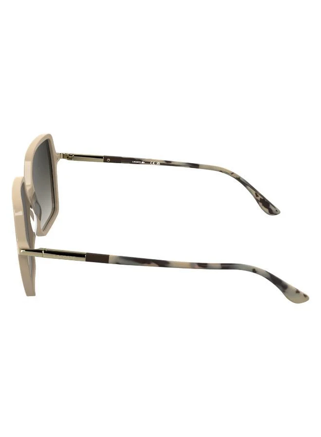 لاكوست نظارة شمسية بإطار مستطيل
