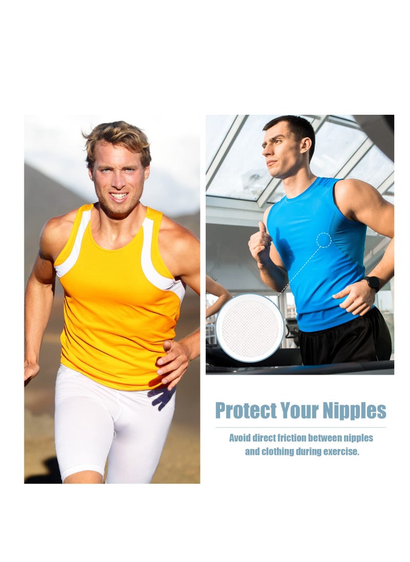 SYOSI - 100 Pieces Men Nipple Cover Summer Anti Chafing Nipple Protector Adhesive Guard Nipple Tape for Runners Women Gym Sport Accessories - Image 1