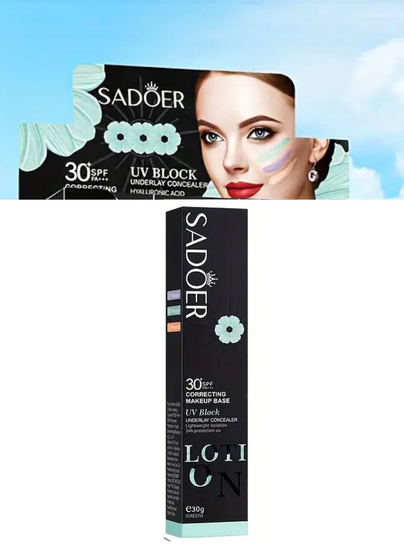 سادور كريم عزل الشمس بعامل حماية 30SPF من سأدور، مرطب، غني بالجلسرين، خالٍ من الكحول، متوافق مع جميع أنواع البشرة،  - Image 1