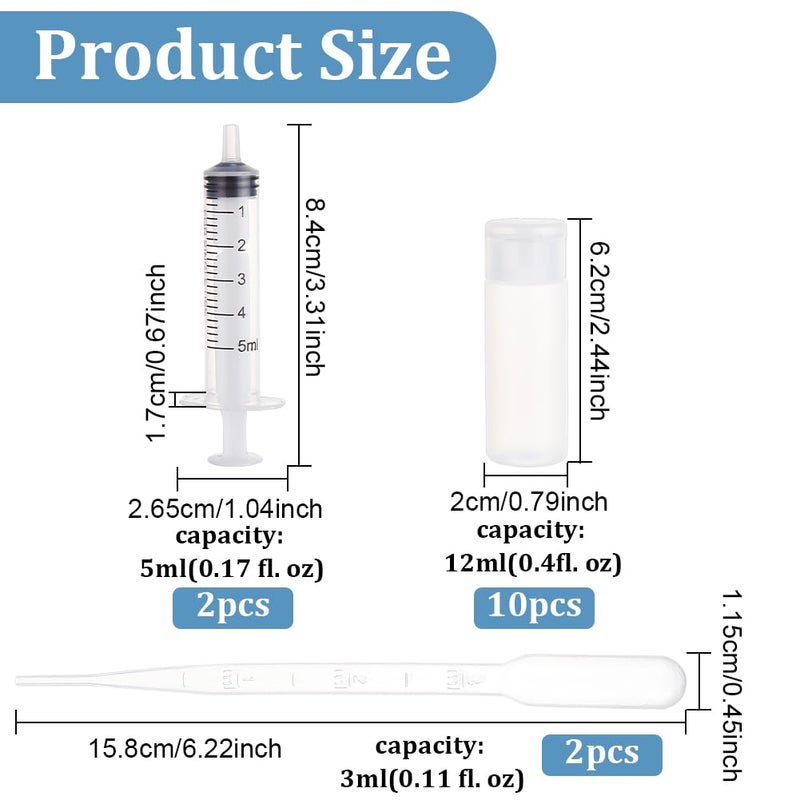 BENECREAT 10 Pack 12ml Small Plastic Flip Cap Sample Bottle Empty Refillable Travel Bottles for Makeup Cosmetic Toiletries Product - Image 2