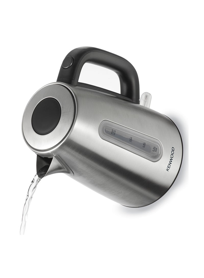 KENWOOD Stainless Steel Cordless Electric Kettle With Auto Shut-Off And Removable Mesh Filter Silver/Black 1.7 L 2200 W ZJM10.000SS Black - Image 3