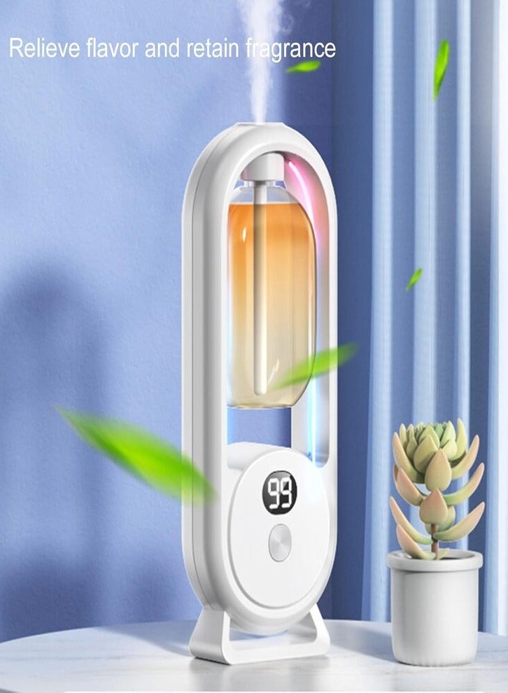 Automatic Air Freshener Spray Dispenser – Cordless Aromatherapy Diffuser with Dual Display, Vertical Spray Scent Sprayer for Bathroom, Bedroom, Toilet, Home & Office  - Image 2
