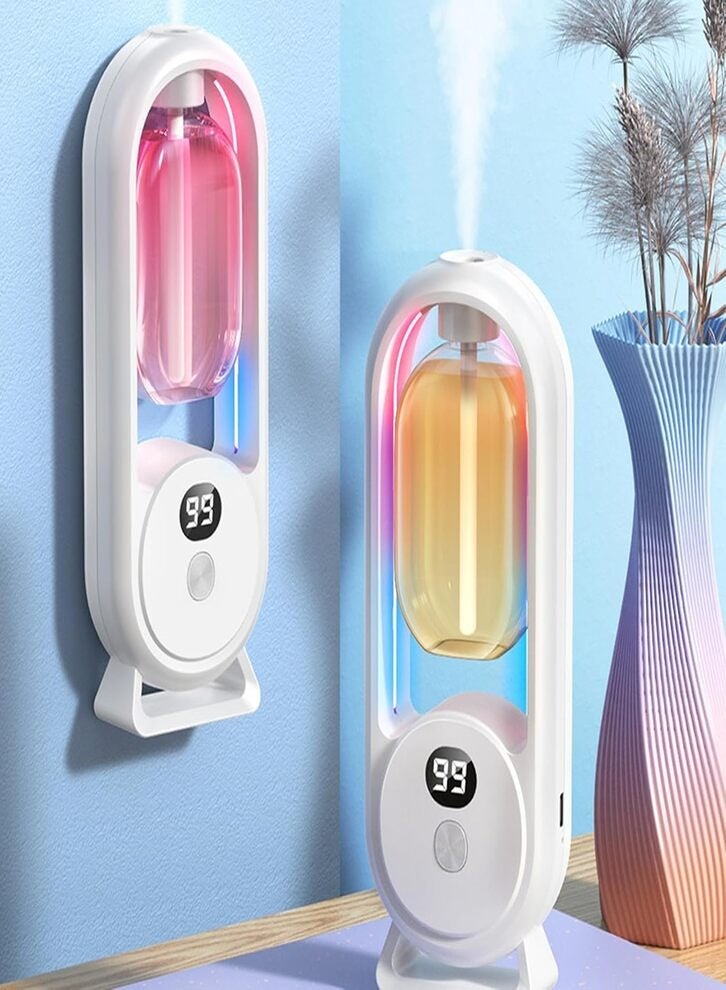 Automatic Air Freshener Spray Dispenser – Cordless Aromatherapy Diffuser with Dual Display, Vertical Spray Scent Sprayer for Bathroom, Bedroom, Toilet, Home & Office  - Image 5