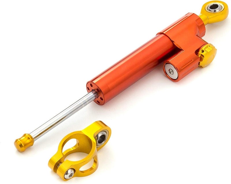 Orange Damper Motorcycle Steering Stabilizer Mounting Bracket Kit For FZ1 FAZER - Image 1