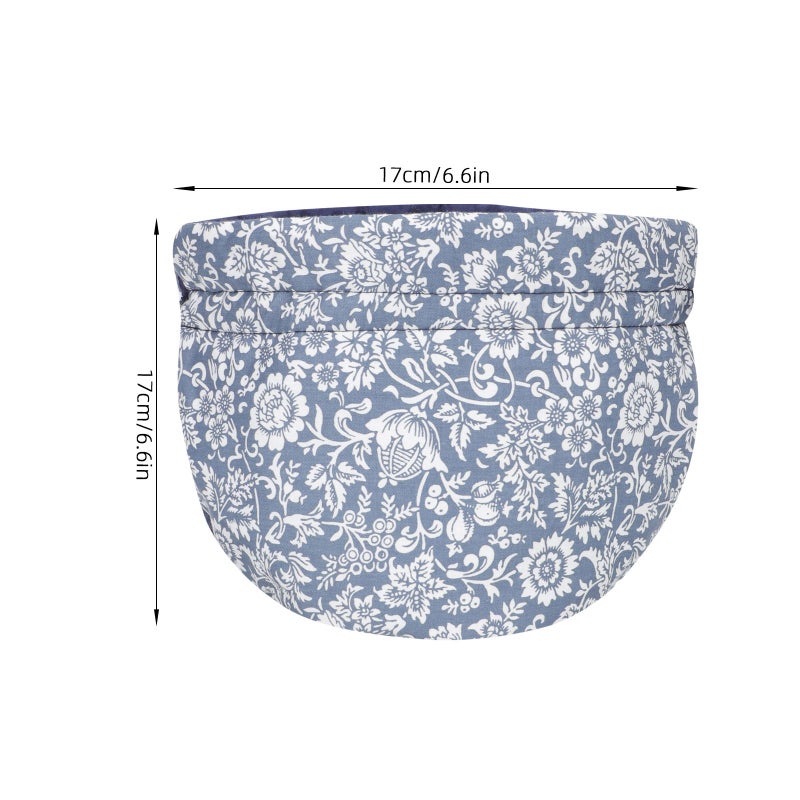 Teapot Cozy Cover To Keep Warm Anti-Scald Washed Fabric Drawstring Sleeve For Kitchen 1Pack - Image 2