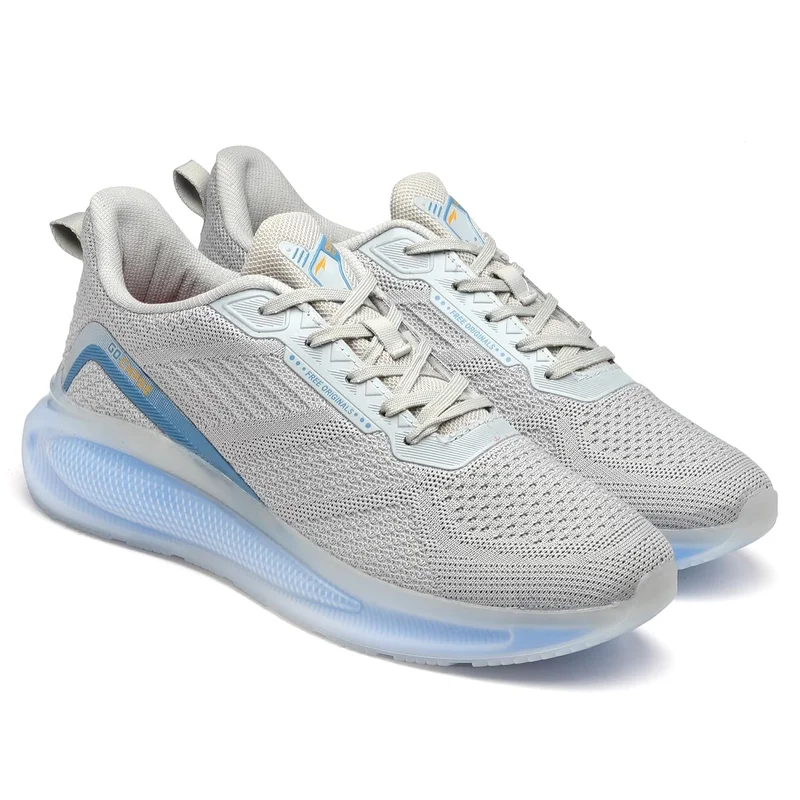 Asian Light Grey Running Shoes for Men and Boys