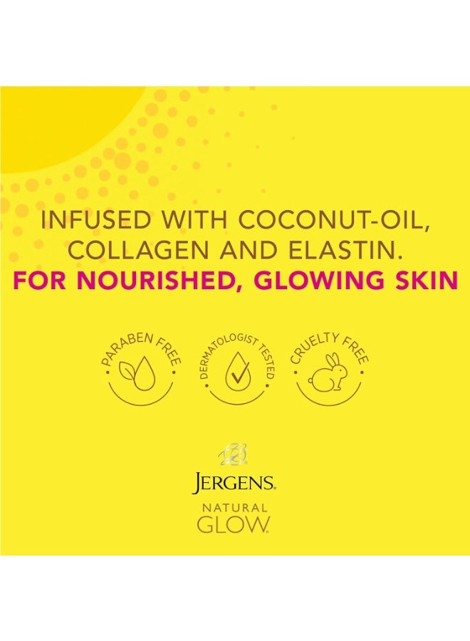 Jergens Natural Gradual Glow Bundle Pack: Daily Moisturizer +Firming 7.5fl oz and SPF20 Face Moisturizer 2fl oz, Medium to Tan - Image 3