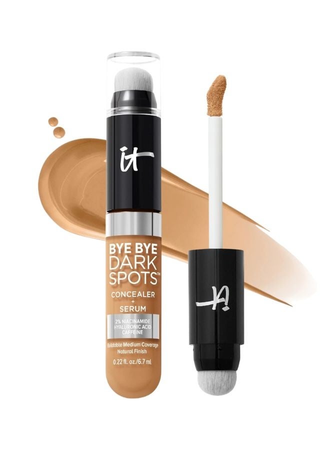 IT Cosmetics Bye Bye Dark Spots Concealer + Serum with Niacinamide & Hyaluronic Acid Medium Warm 32 – Buildable Hydrating Coverage, 0.22 oz / 6.7 mL - Image 1